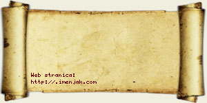 Una Kaljević vizit kartica